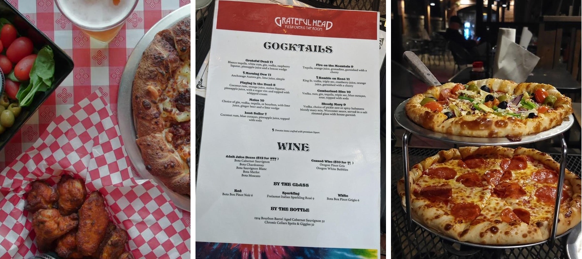Grateful Head Pizza Oven and Beer Garden